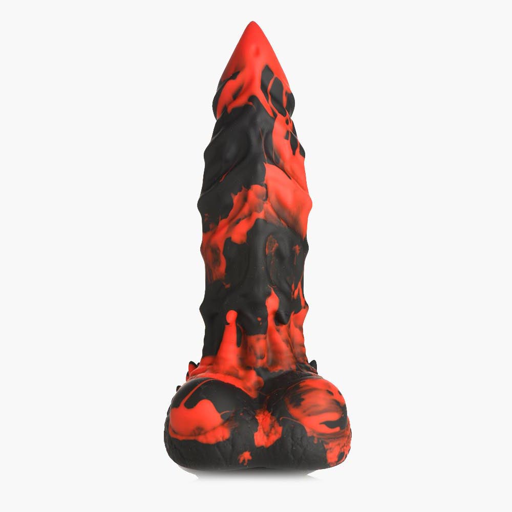 Fire Demon Monster Silicone Dildo