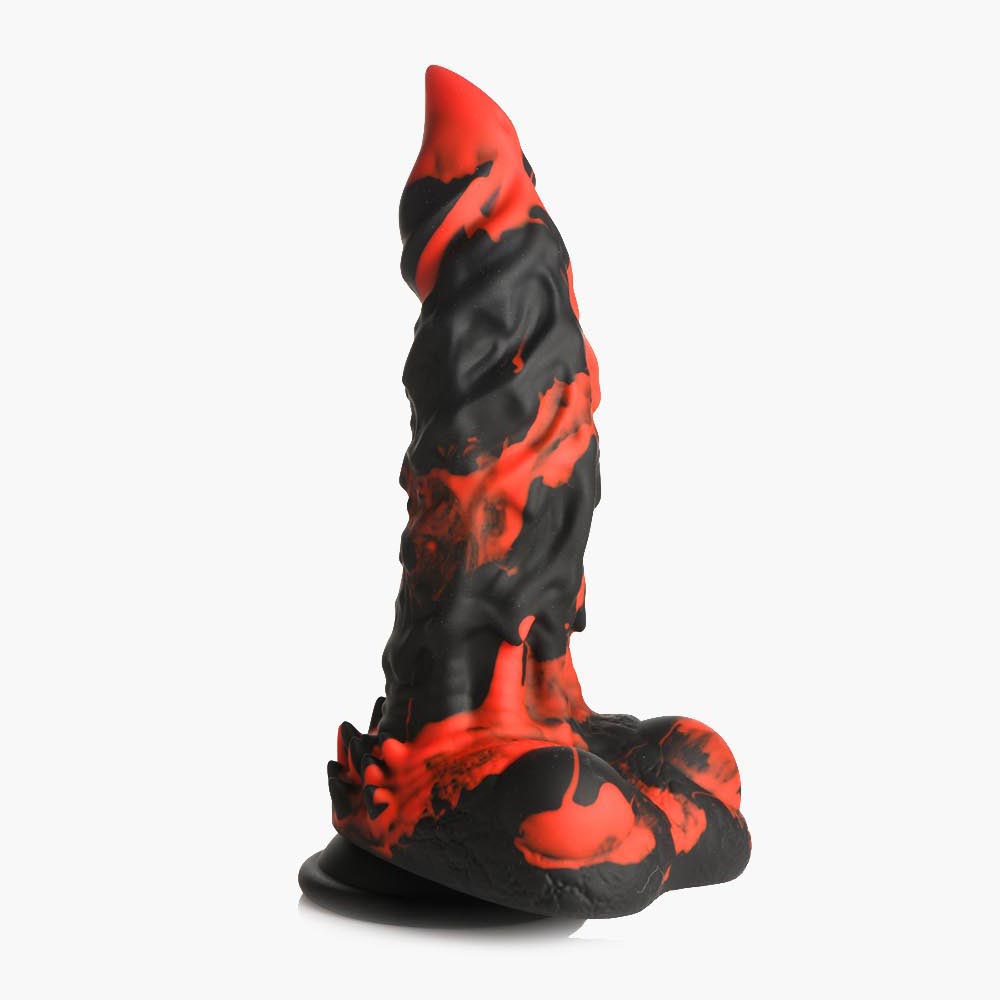 Fire Demon Monster Silicone Dildo
