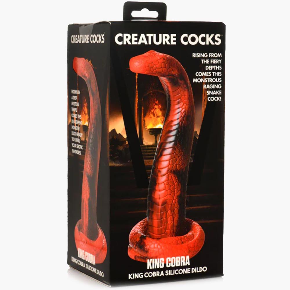 King Cobra Silicone Dildo 8.5in King Cobra Silicone Dildo 8.5in