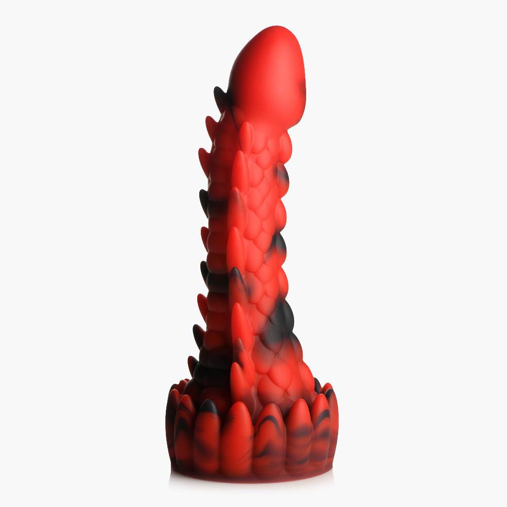 Demon Rising Scaly Dragon Silicone Dildo