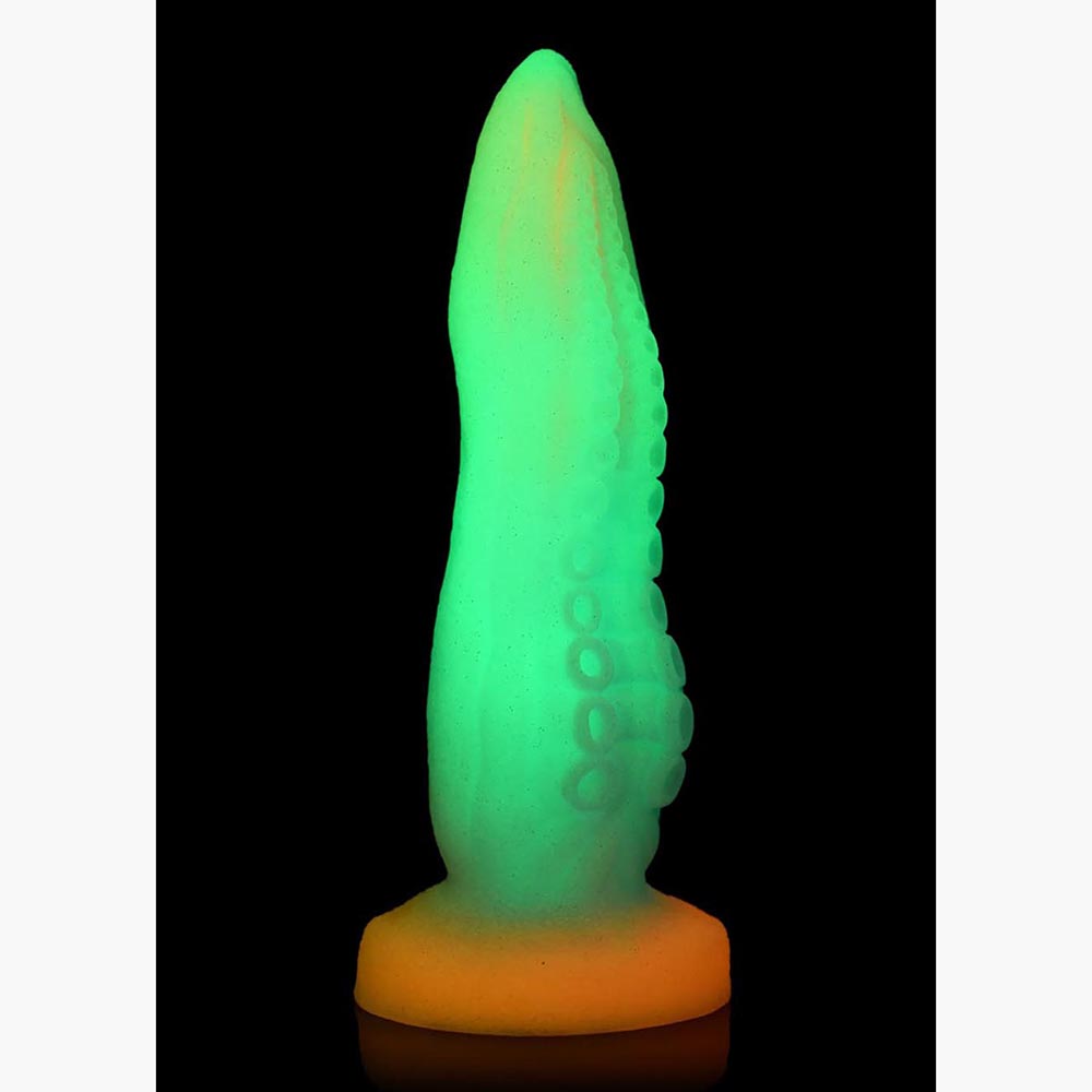 Tenta Cock Glow In The Dark Silicone Dildo Tenta Cock Glow In The Dark Silicone Dildo