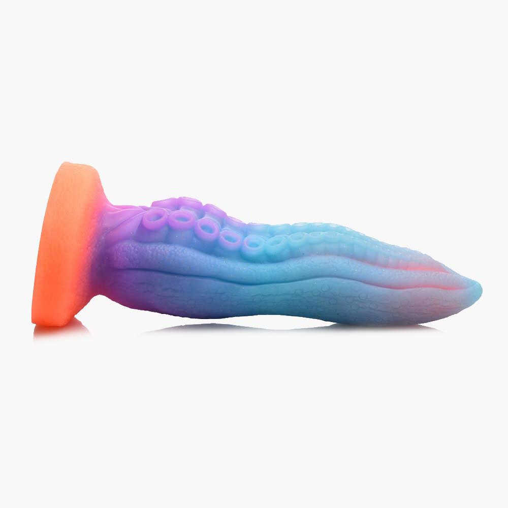 Tenta Cock Glow In The Dark Silicone Dildo Tenta Cock Glow In The Dark Silicone Dildo