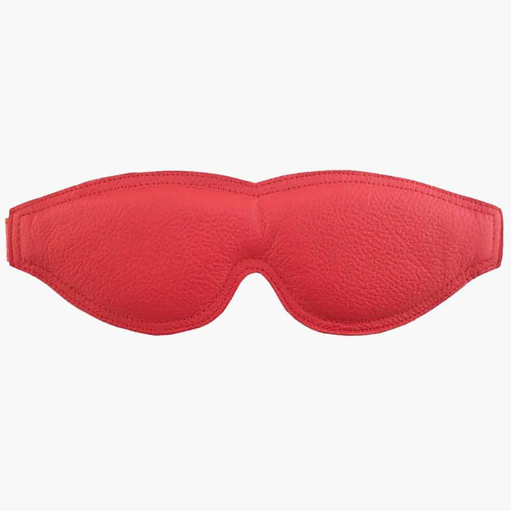 Large Leather Padded Blindfold