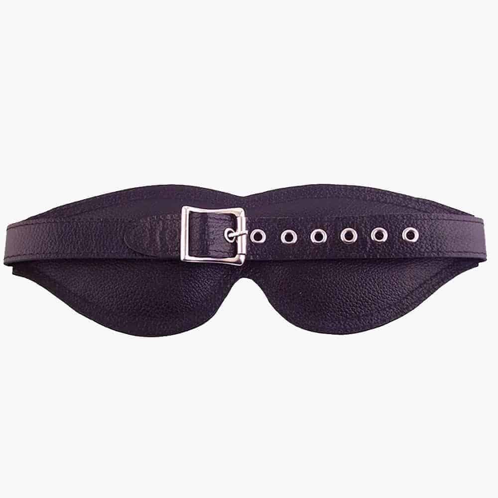 Large Leather Padded Blindfold Large Leather Padded Blindfold