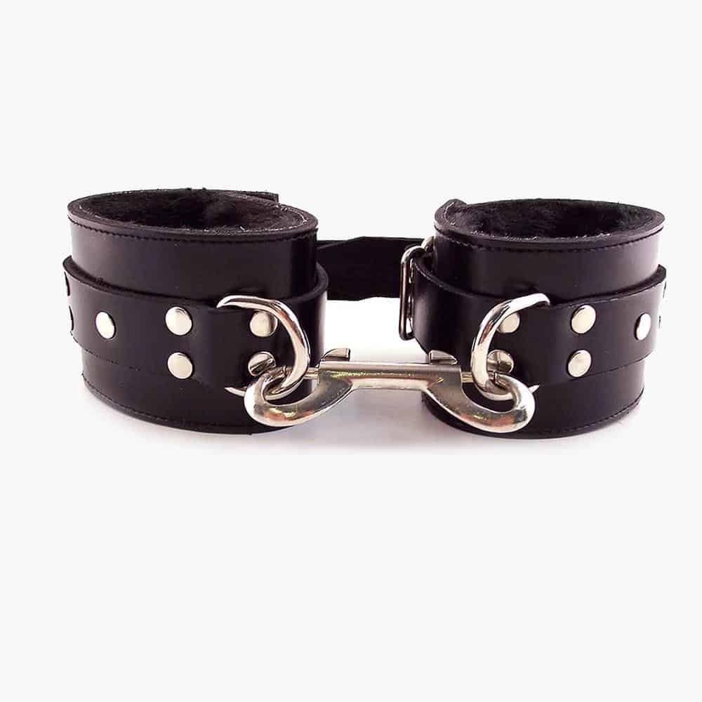 Black Fur Wrist Cuffs