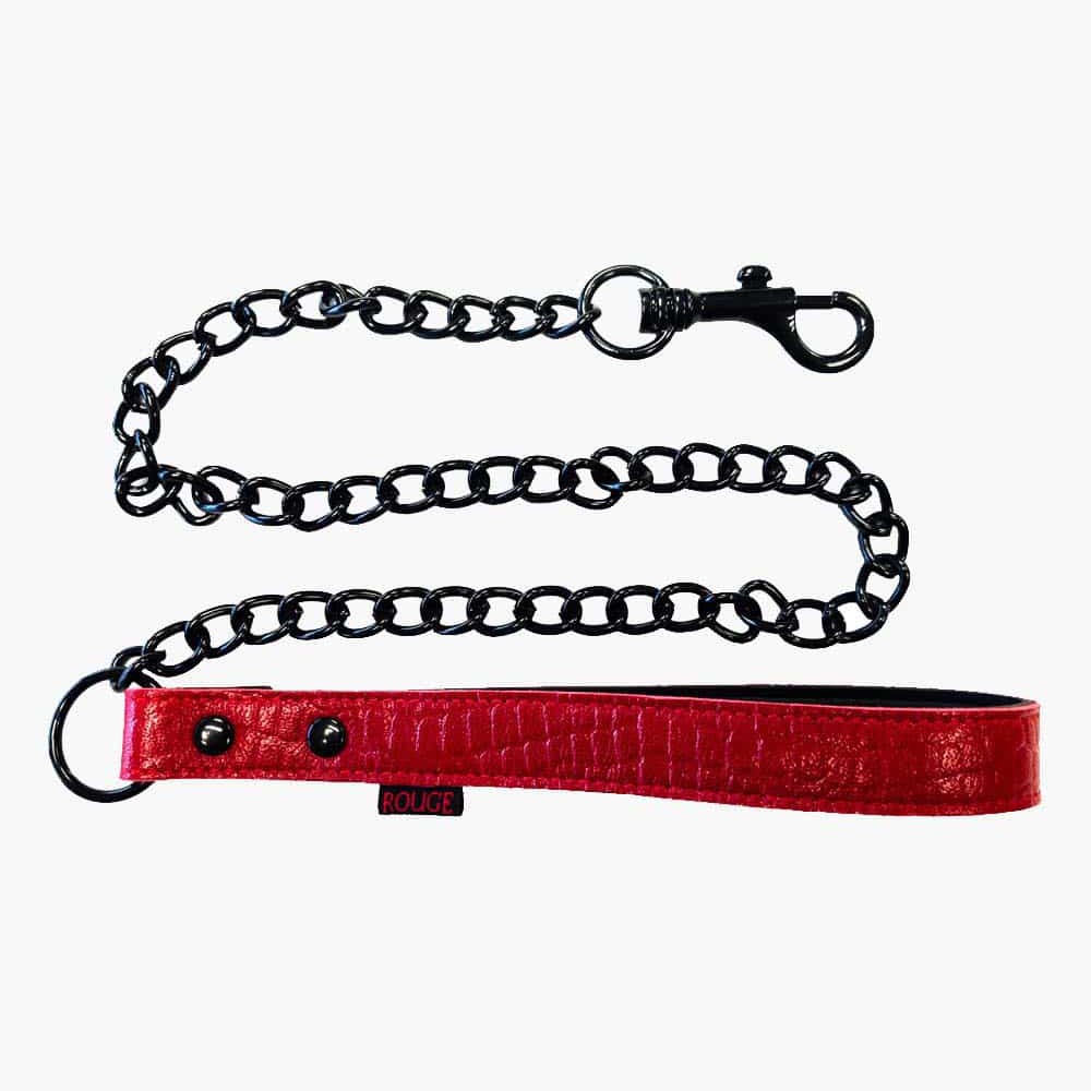 Leather Croc Print Lead Leather Croc Print Lead