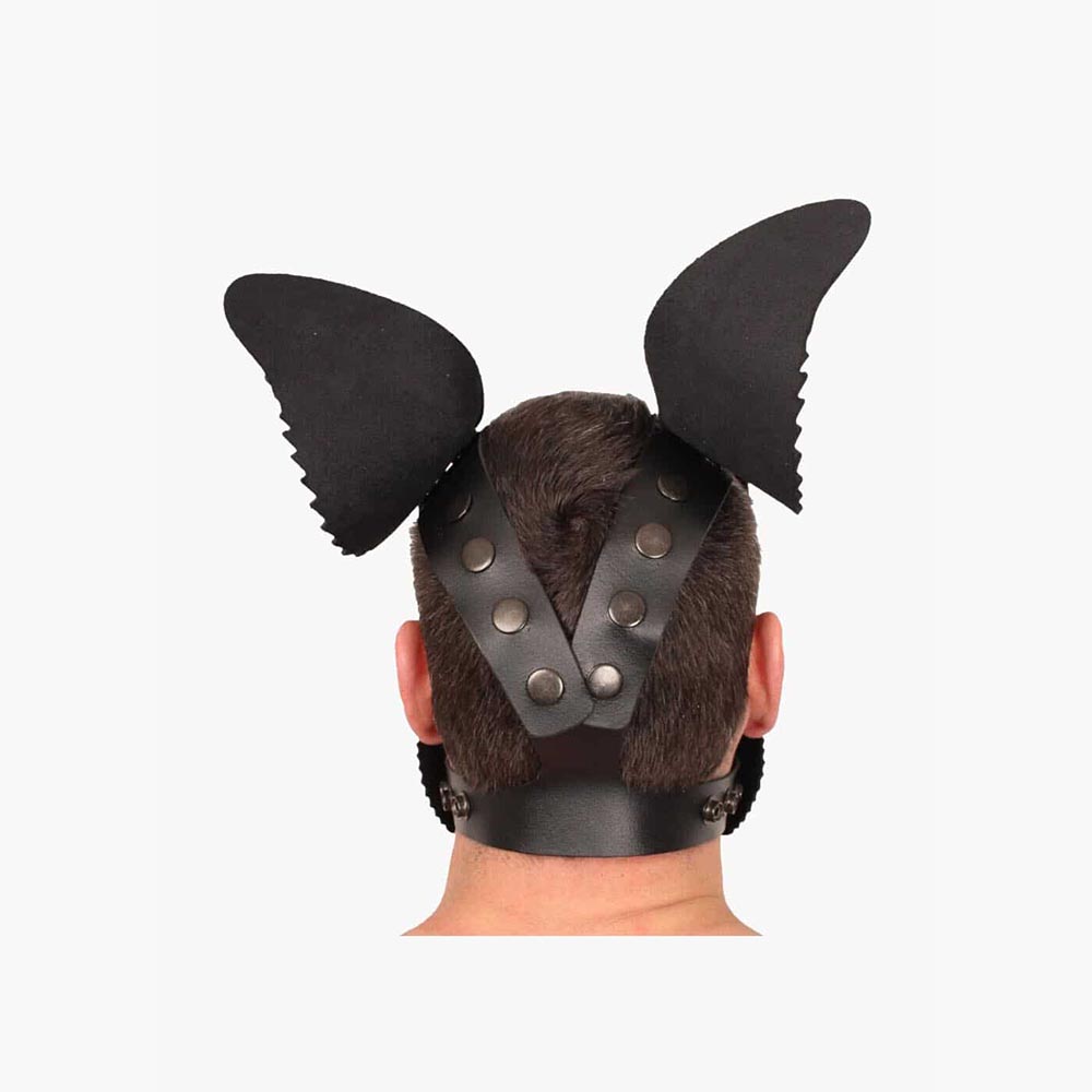 Leather Puppy Dog Mask Leather Puppy Dog Mask