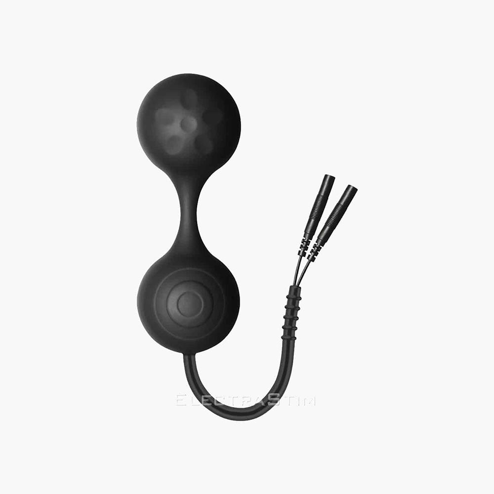 Silicone Noir Lula Electro Jiggle Kegel Balls Silicone Noir Lula Electro Jiggle Kegel Balls