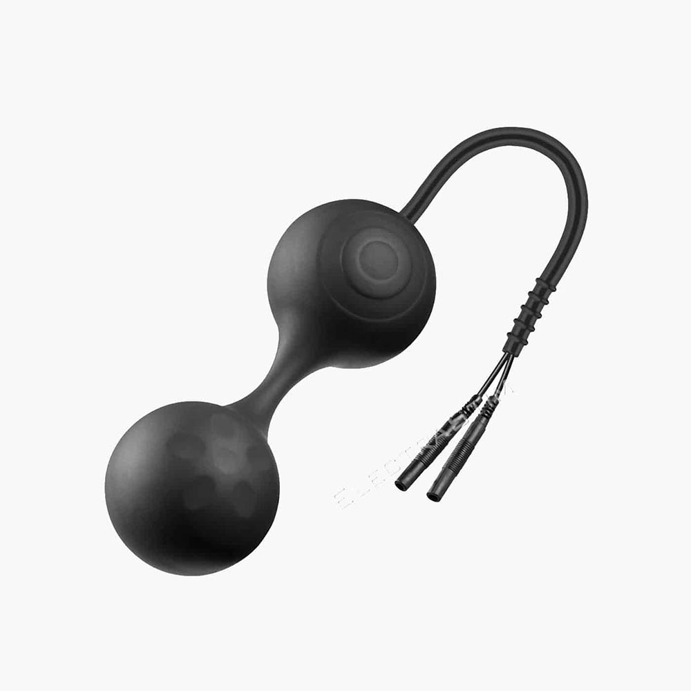 Silicone Noir Lula Electro Jiggle Kegel Balls Silicone Noir Lula Electro Jiggle Kegel Balls