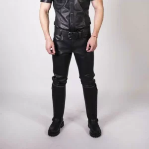 Black Leather Jeans Black Leather Jeans