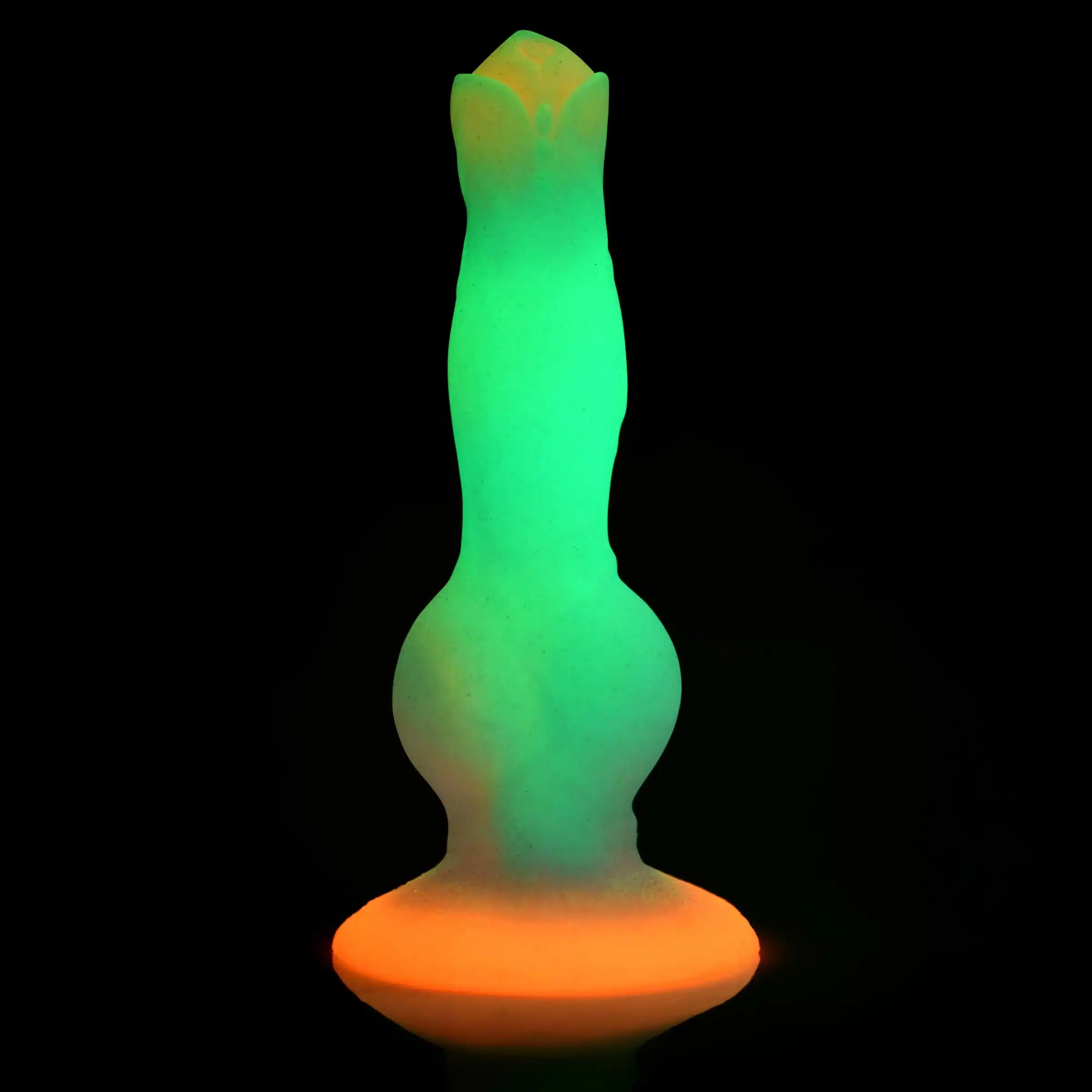Glow-in-the-Dark Silicone Alien Dildo Glow-in-the-Dark Silicone Alien Dildo