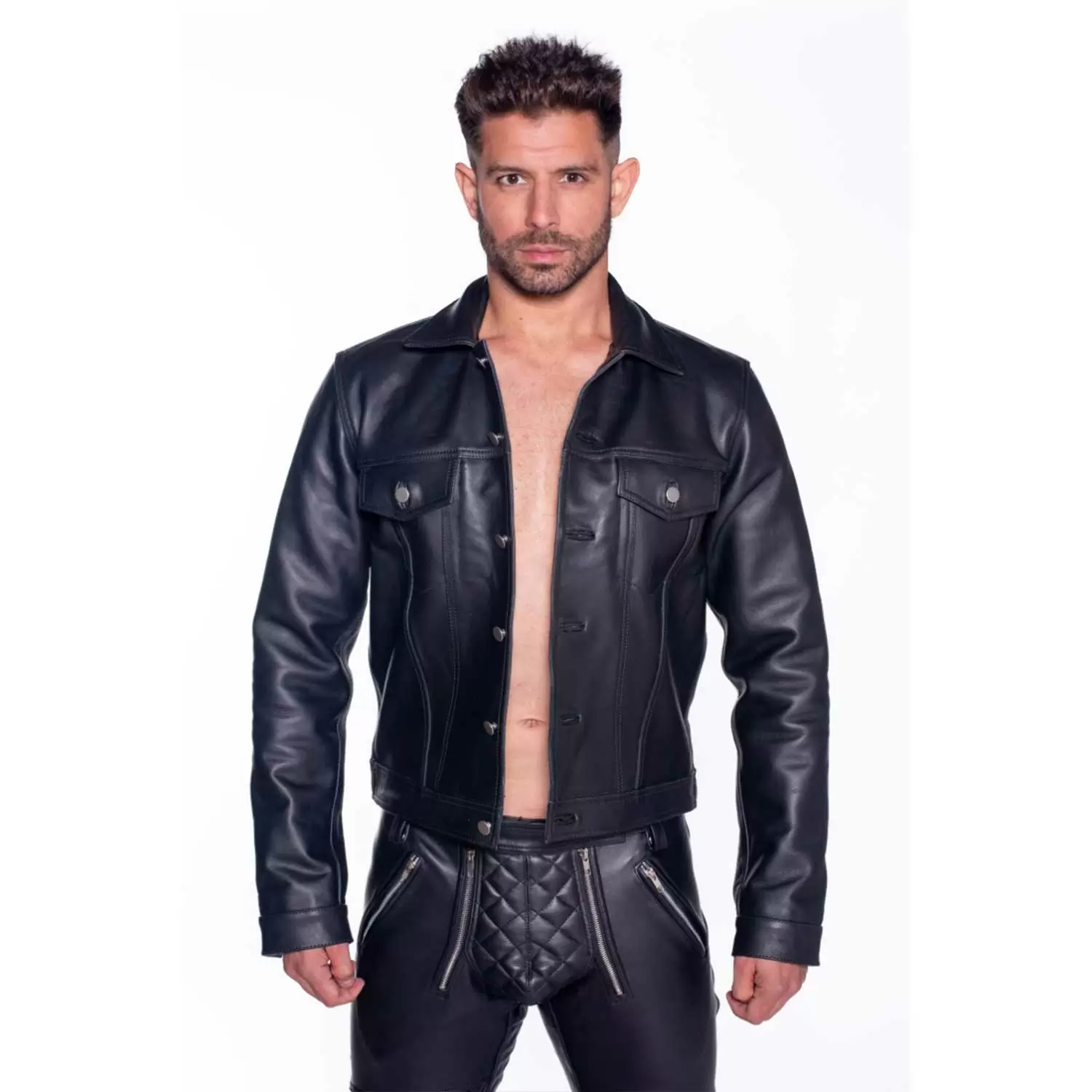 Leather Truker Jacket Leather Truker Jacket