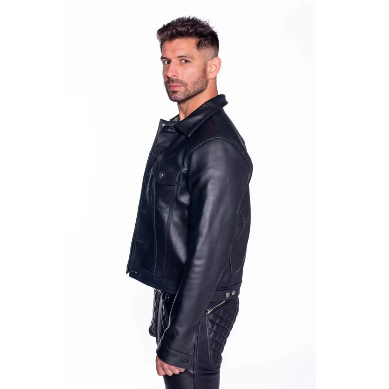 Leather Truker Jacket Leather Truker Jacket