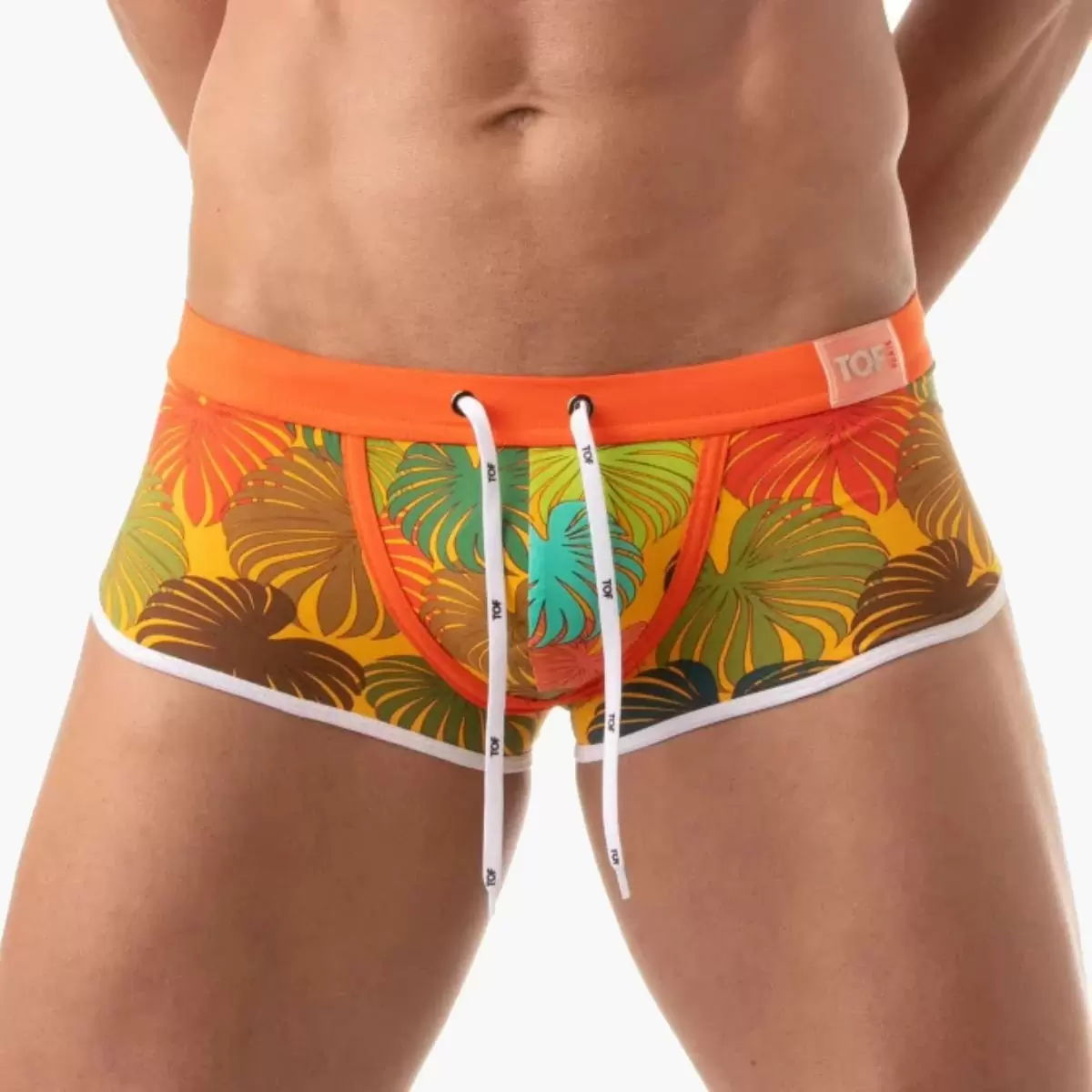 Floral Swim Trunk Yellow Floral Swim Trunk Yellow