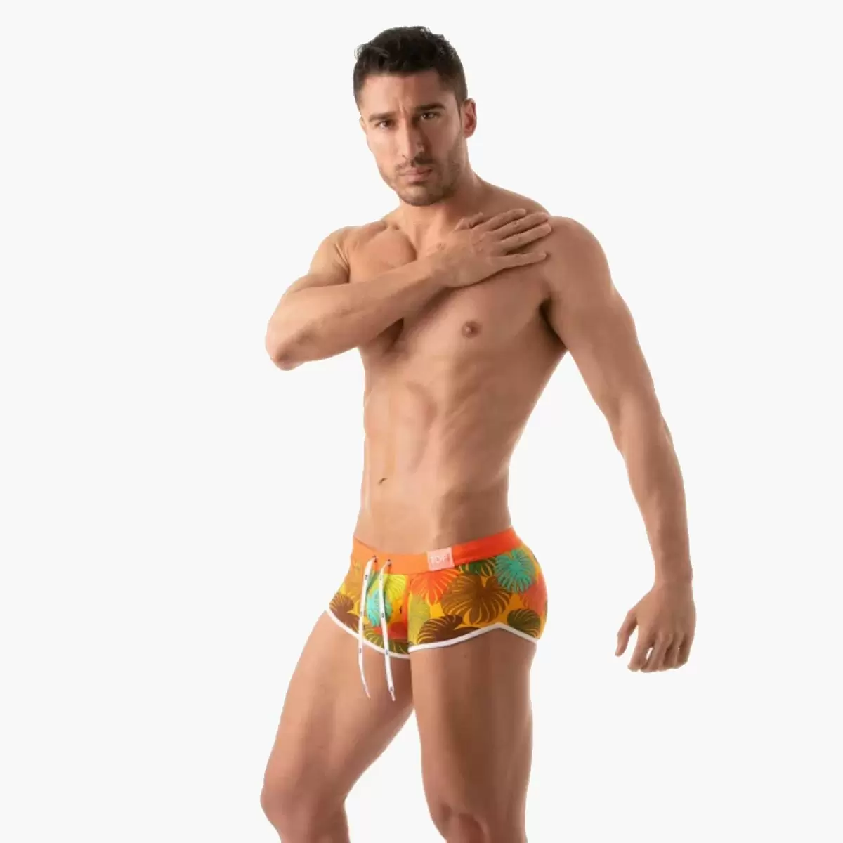 Floral Swim Trunk Yellow Floral Swim Trunk Yellow