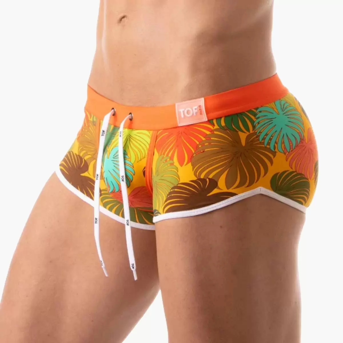 Floral Swim Trunk Yellow Floral Swim Trunk Yellow