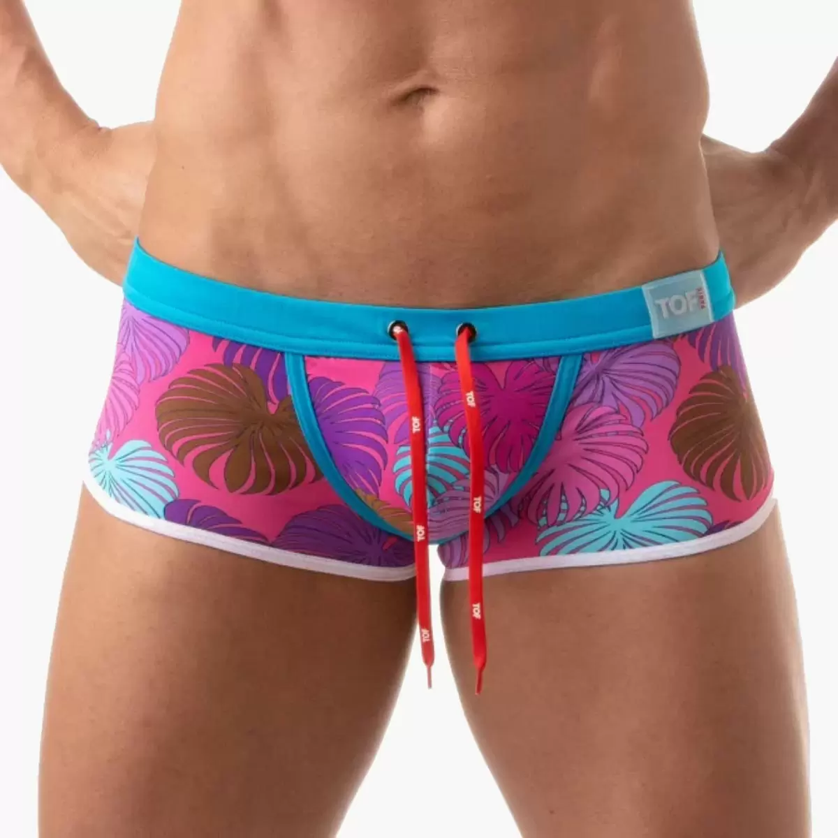 Floral Swim Trunk Pink Floral Swim Trunk Pink