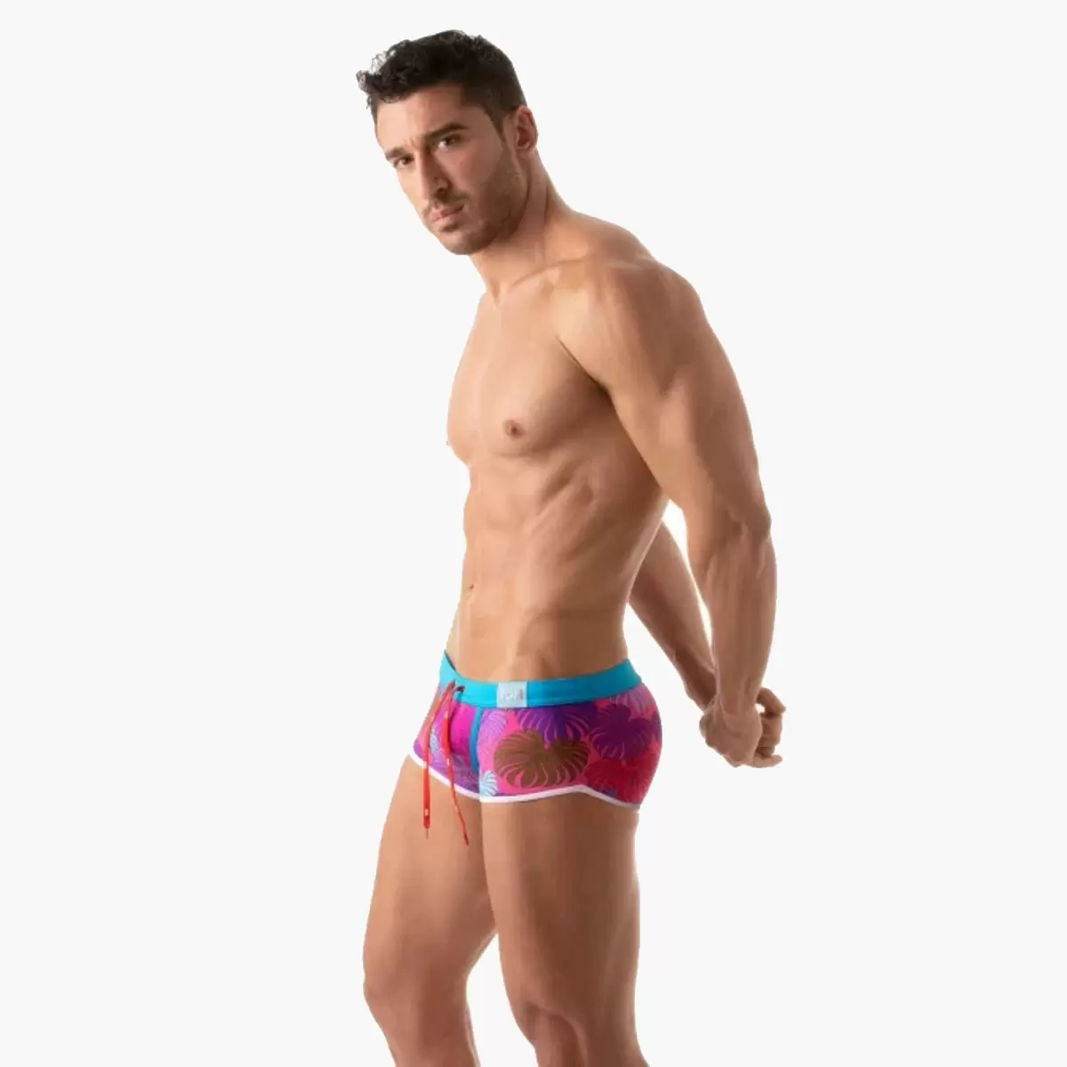 Floral Swim Trunk Pink Floral Swim Trunk Pink