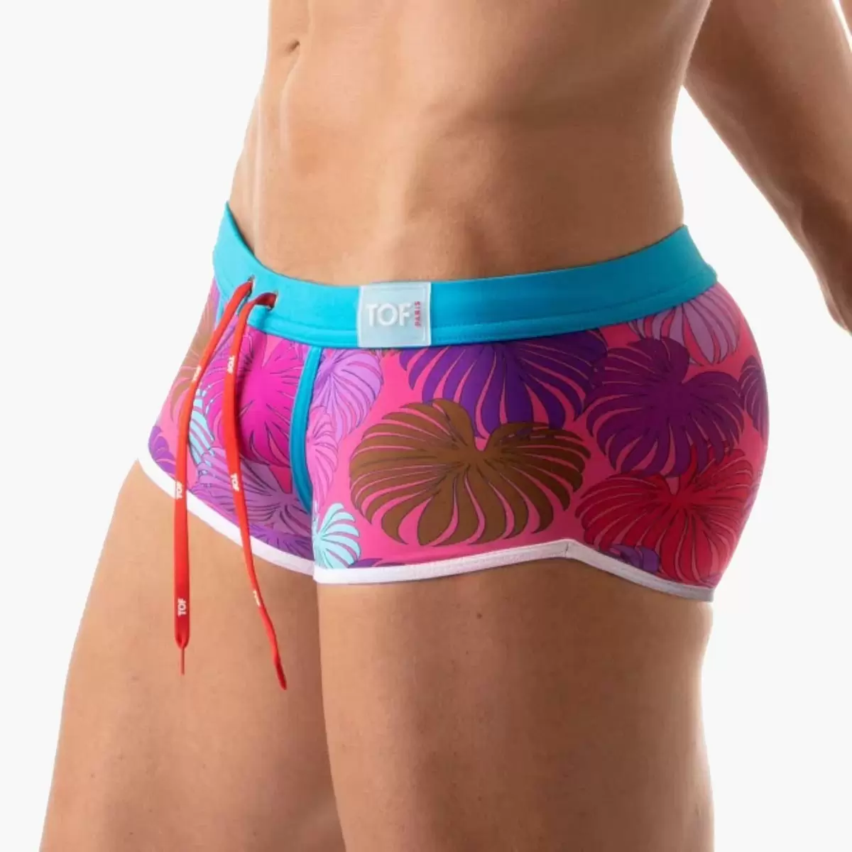 Floral Swim Trunk Pink Floral Swim Trunk Pink