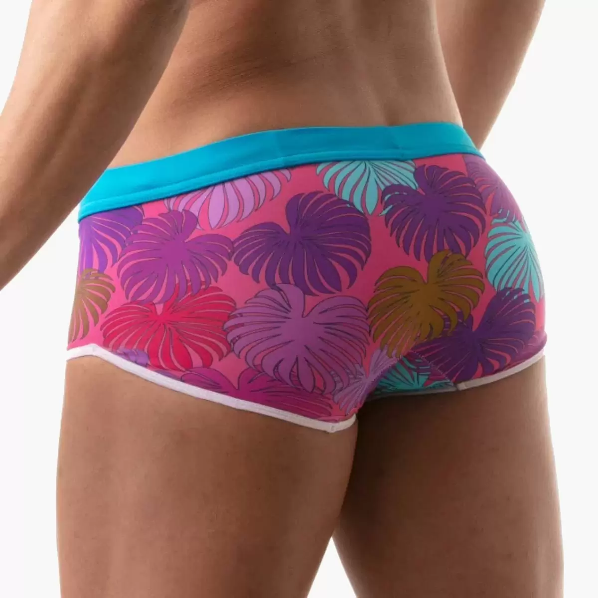 Floral Swim Trunk Pink Floral Swim Trunk Pink