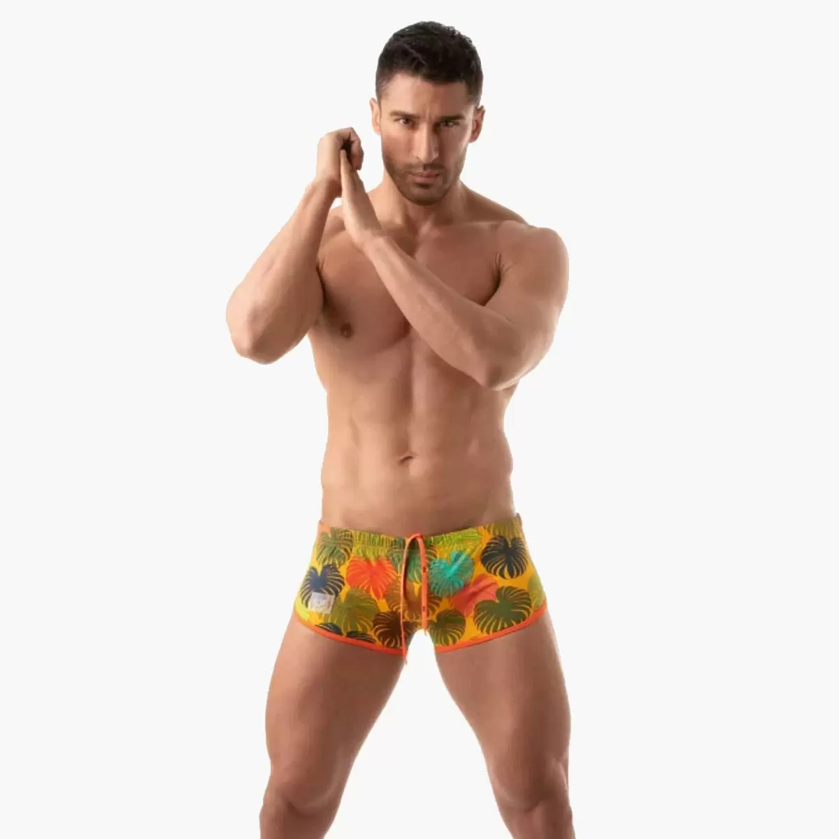 Floral Brazilian Swimsuit Yellow Floral Brazilian Swimsuit Yellow