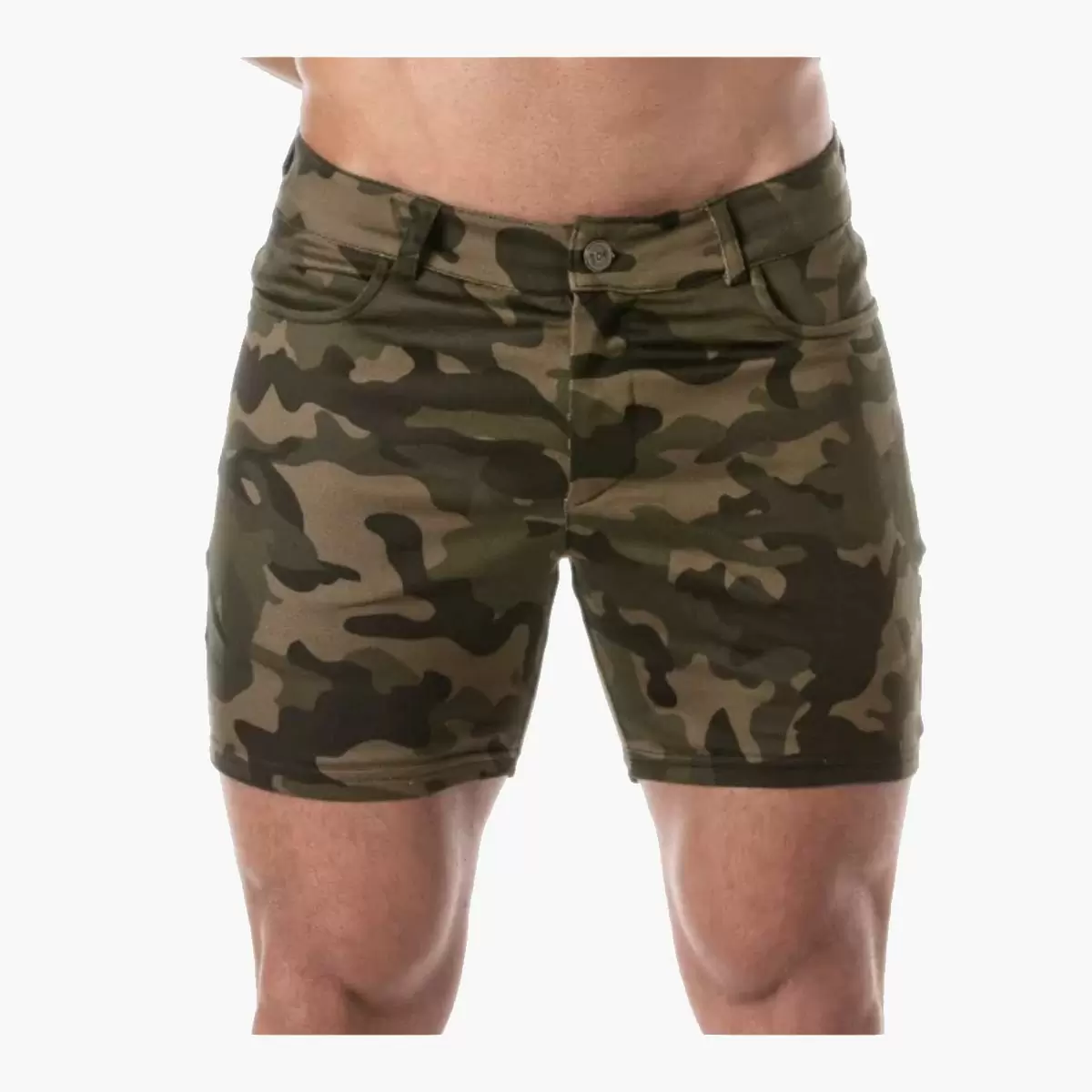 Army Mid-thigh Shorts