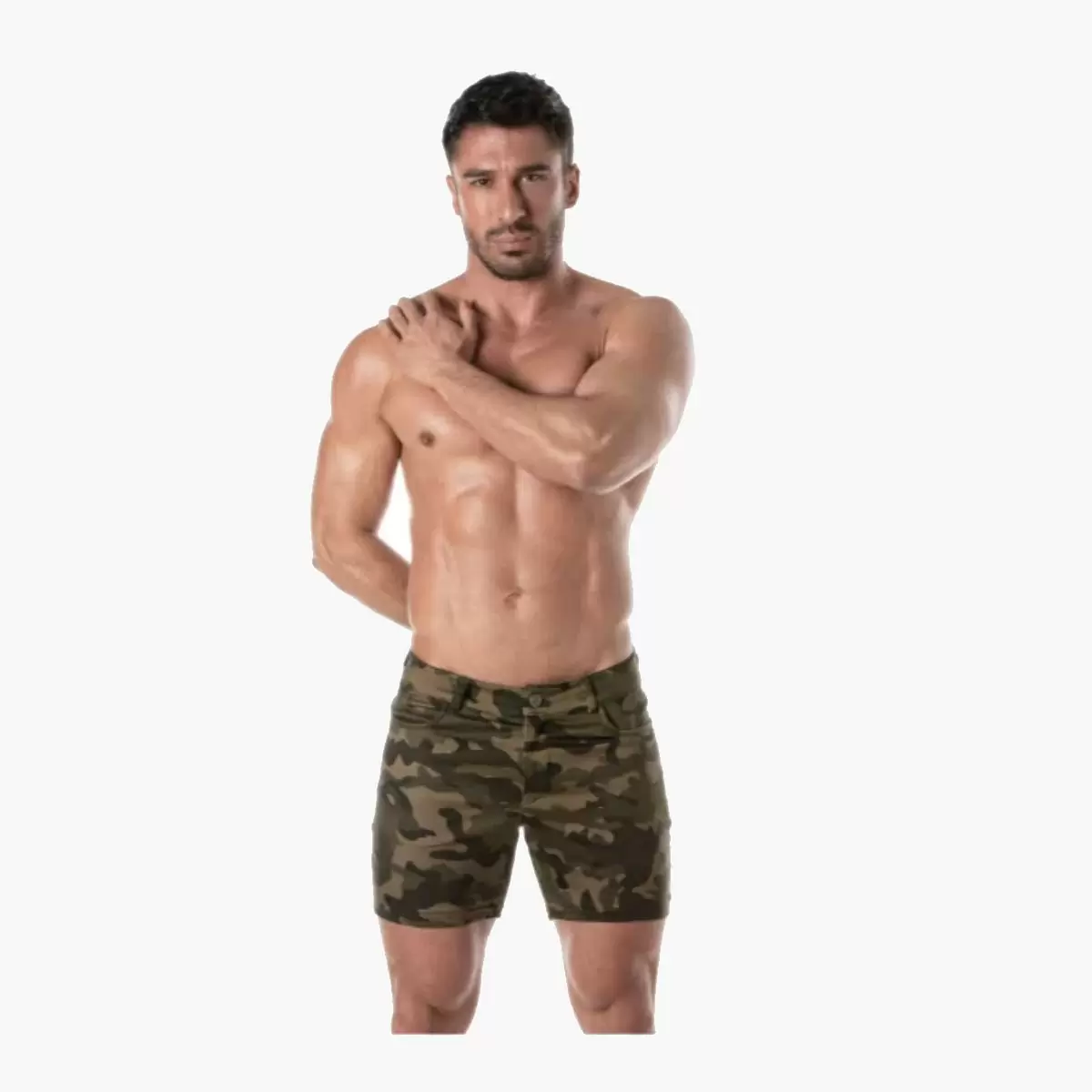 Army Mid-thigh Shorts