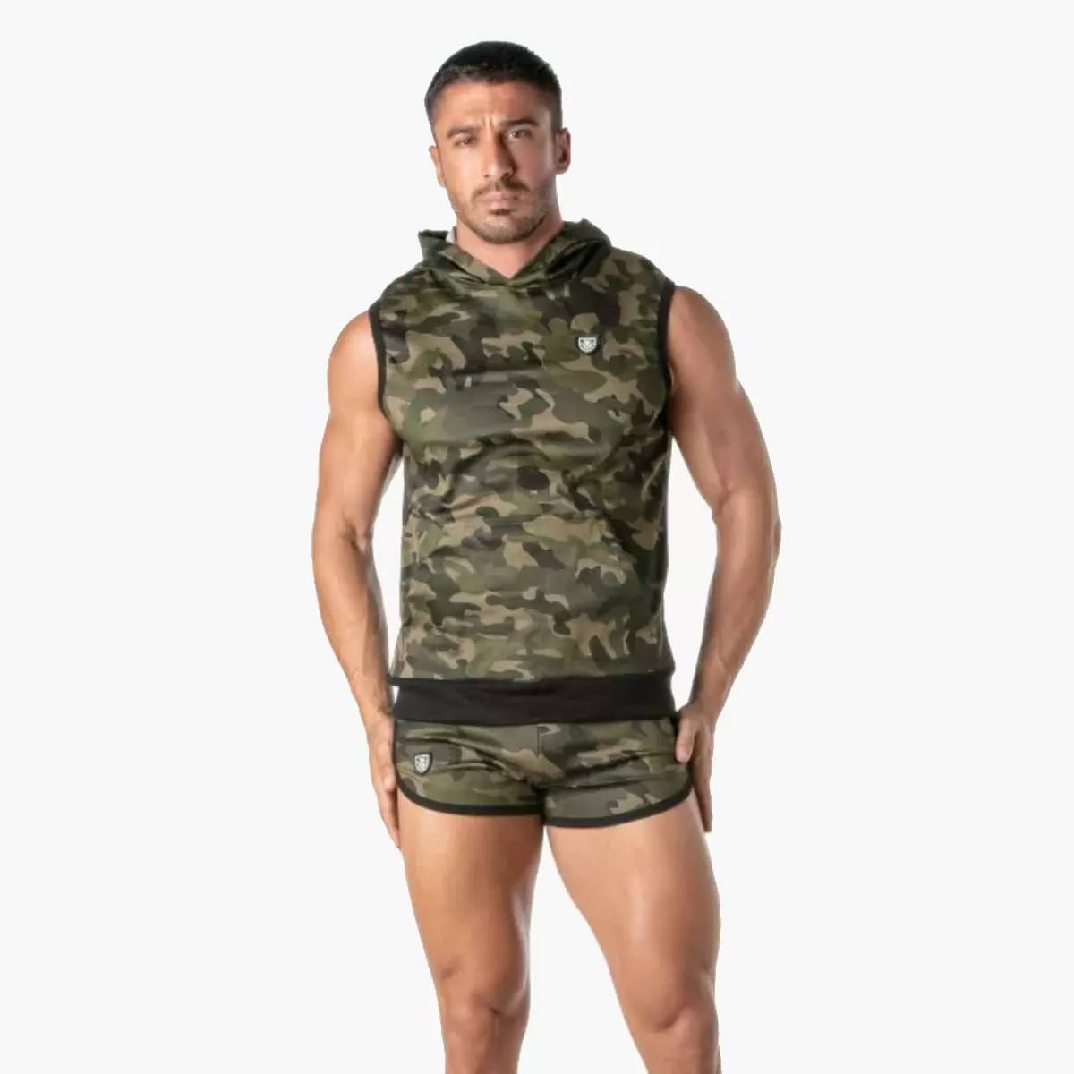 Army Sleeveless Hoodie Army Sleeveless Hoodie