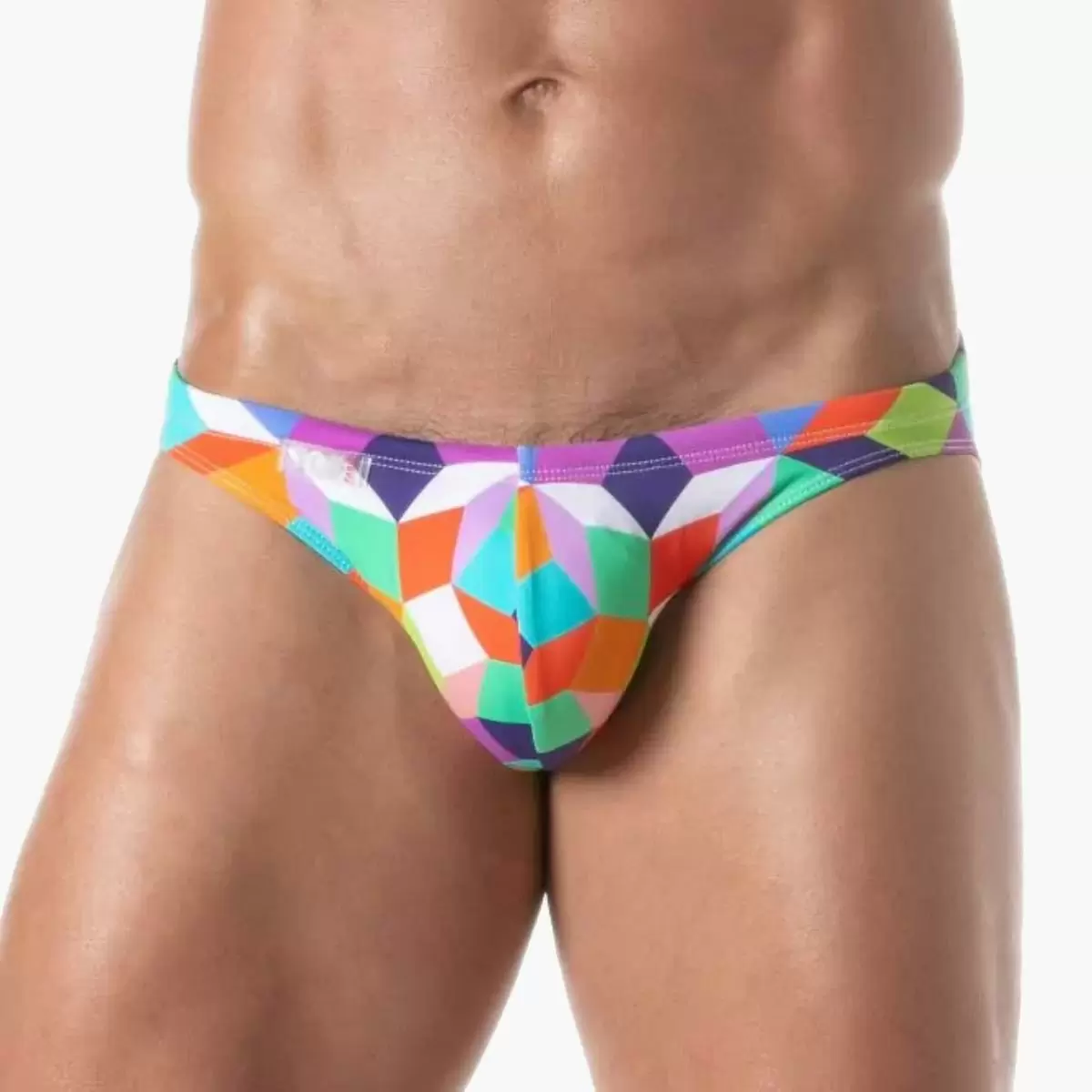 Print Swim Mini Briefs Purple Print Swim Mini Briefs Purple