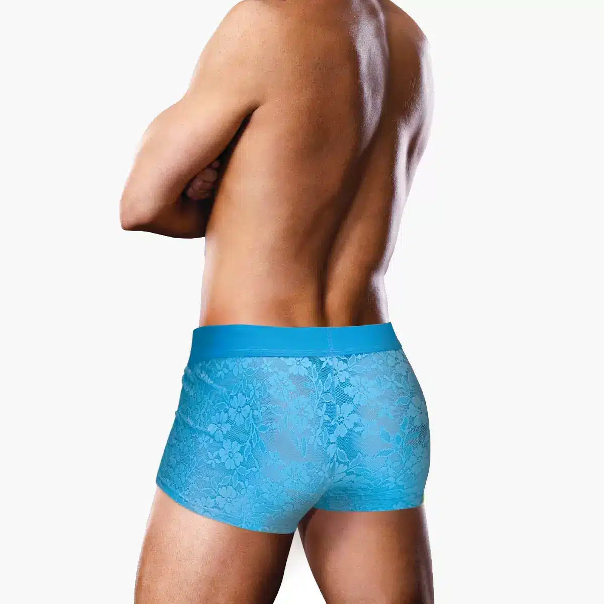 Neon Blue Lace Trunk