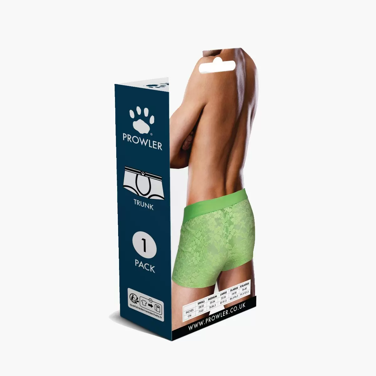 Neon Green Lace Trunk Neon Green Lace Trunk