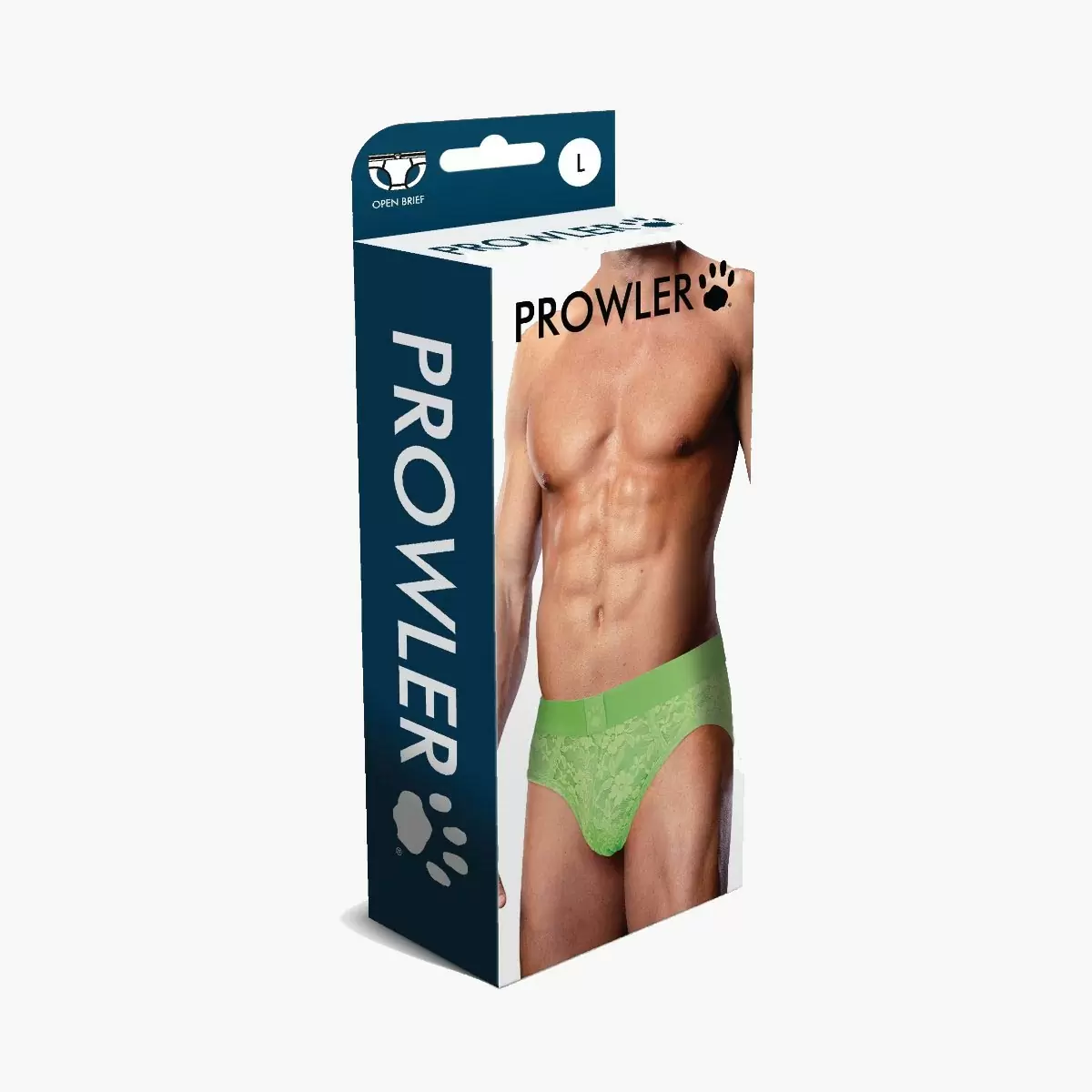 Neon Green Lace Open Back Brief Neon Green Lace Open Back Brief