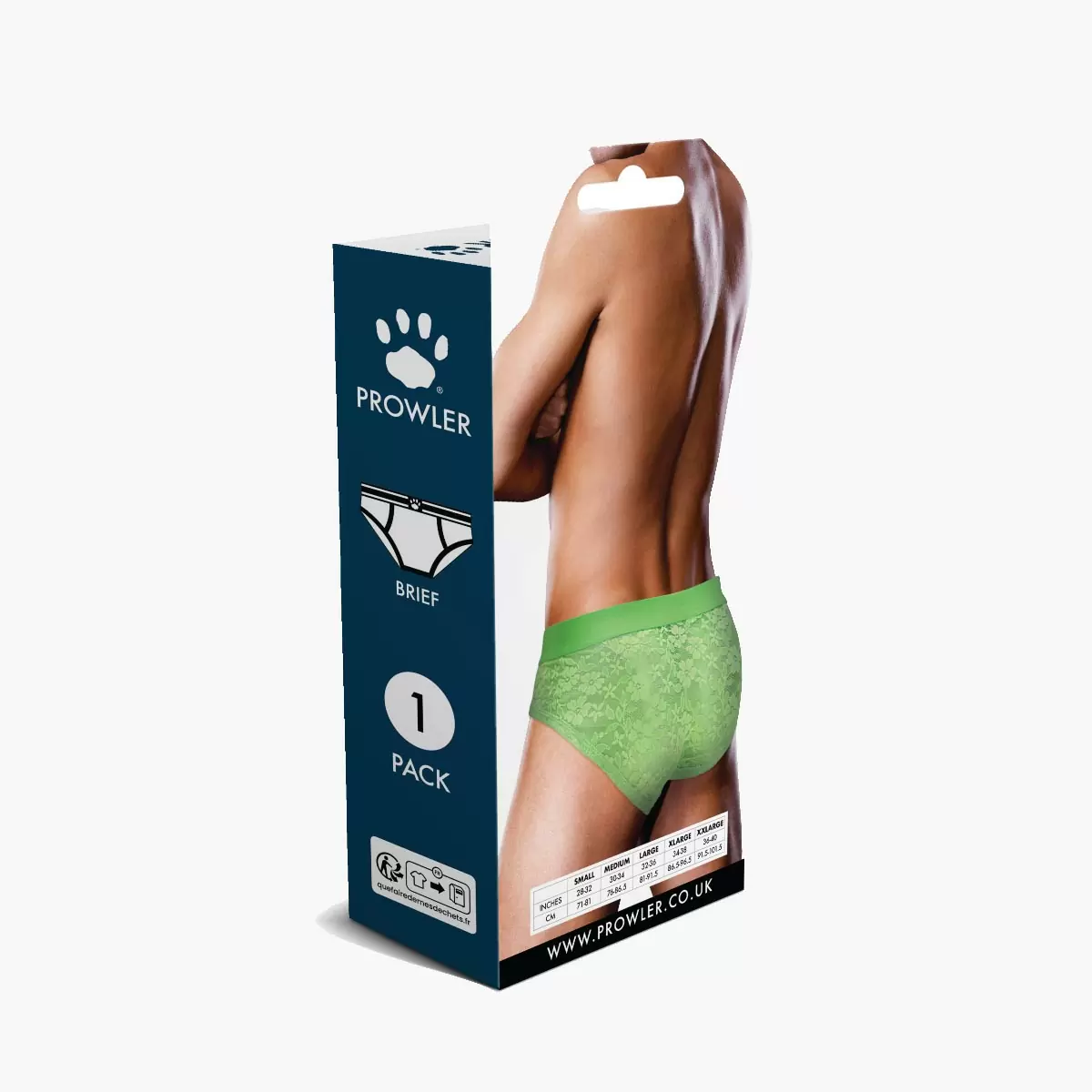 Neon Green Lace Brief Neon Green Lace Brief