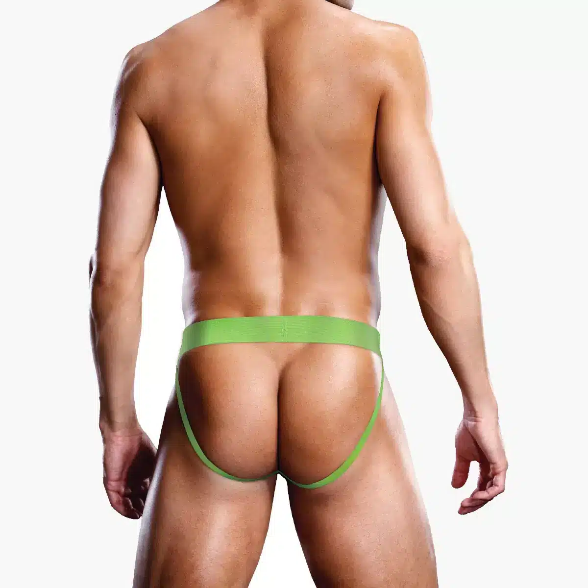 Neon Green Lace Jock Strap