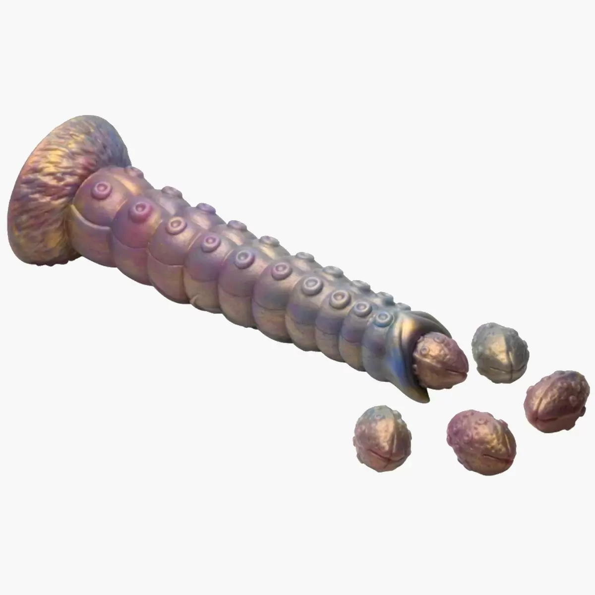 Deep Invader Tentacle Ovipositor Silicone Dildo with Eggs Deep Invader Tentacle Ovipositor Silicone Dildo with Eggs