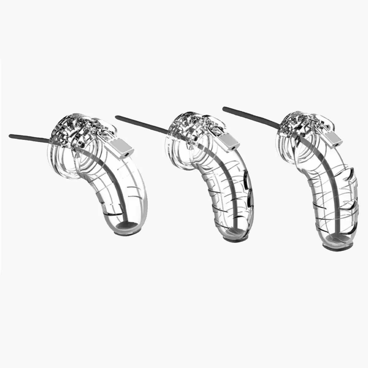 Model 15 16 17 Chastity Cock Cage with Urethral Sounding Model 15 16 17 Chastity Cock Cage with Urethral Sounding