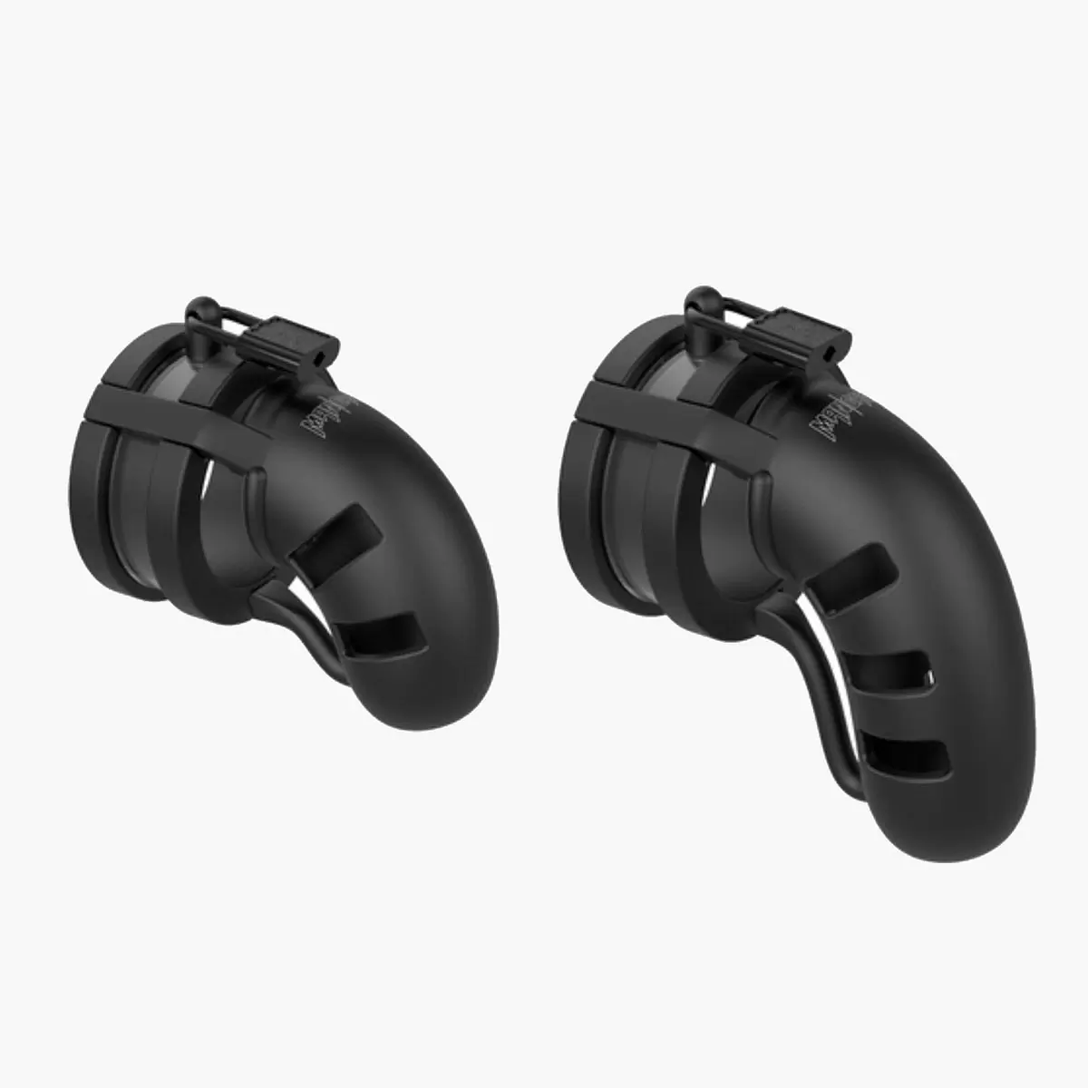 Model 18 19 Chastity Cock Cage with Ballsplitter Model 18 19 Chastity Cock Cage with Ballsplitter