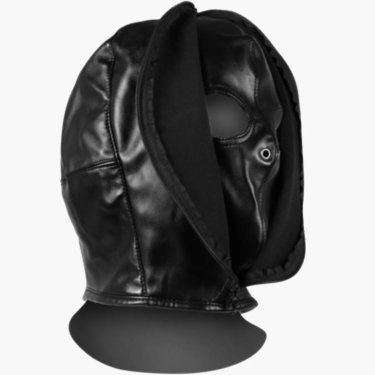 Zipup Bondage Mask Black Zipup Bondage Mask Black