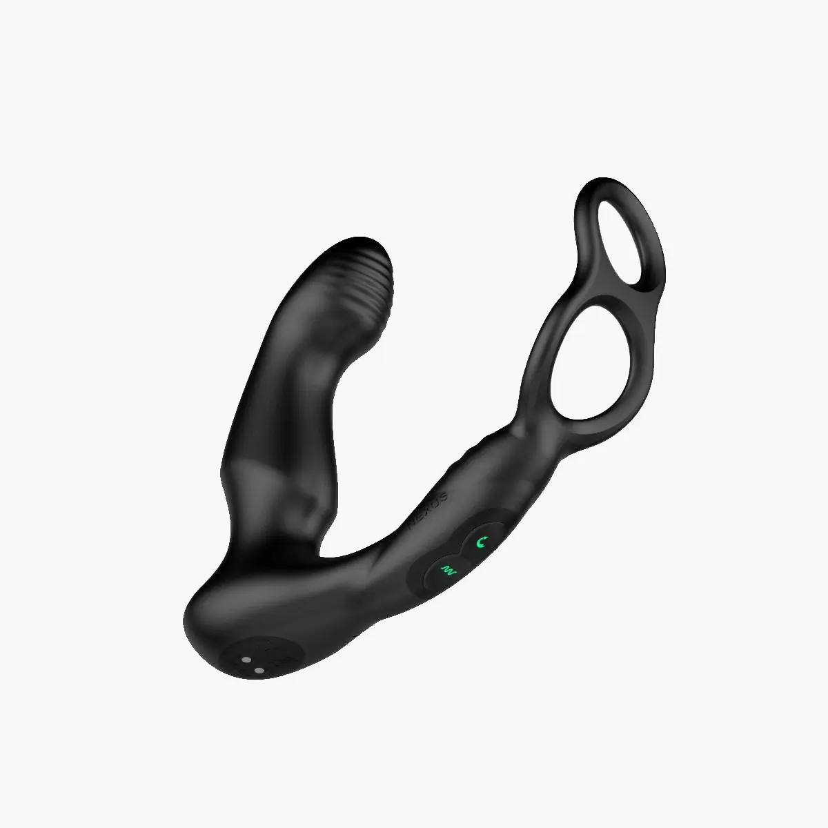 SIMUL8 WAVE EDITION Vibrating Dual Motor Anal Cock and Ball Toy – Black
