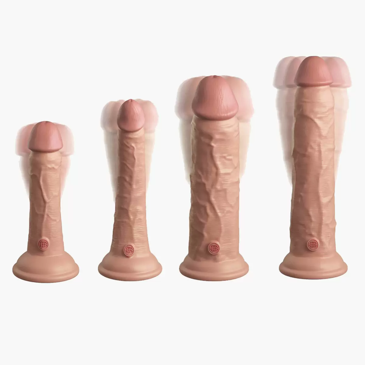 Elite Vibrating Silicone Dual Density Cock