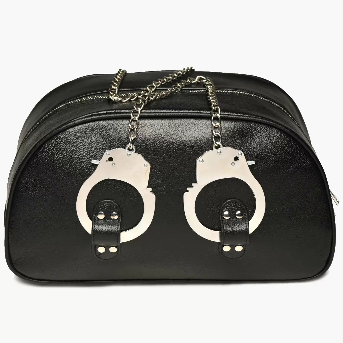 Cuffed & Loaded Travel Bag with Handcuff Handles