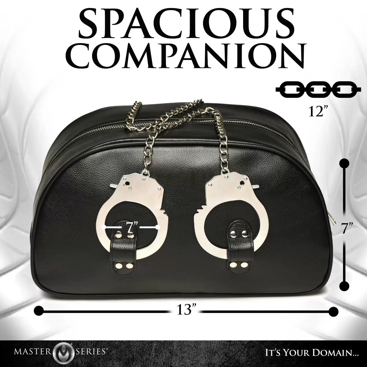 Cuffed & Loaded Travel Bag with Handcuff Handles Cuffed & Loaded Travel Bag with Handcuff Handles