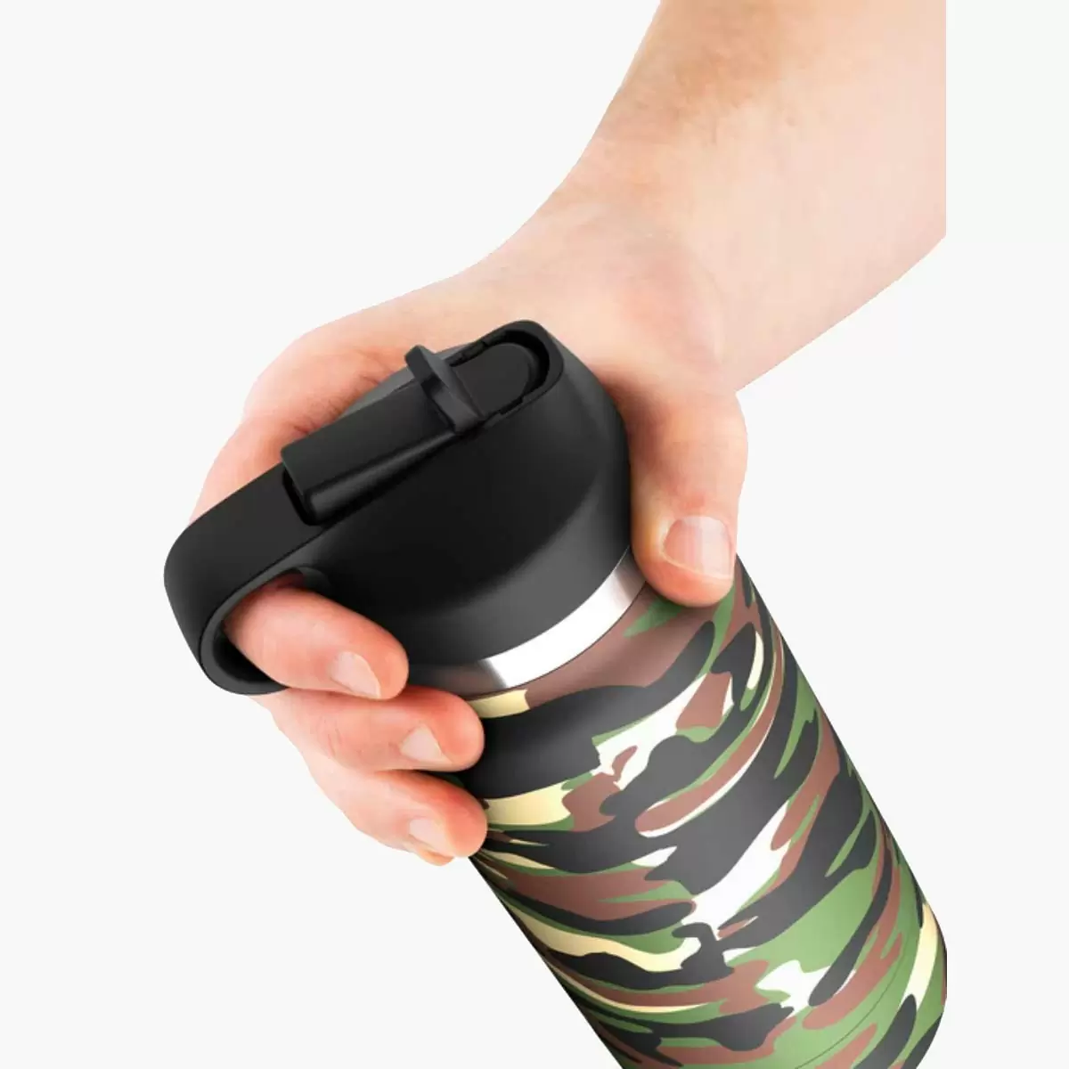 Plus Fap Flask – Happy Camper Discreet Stroker – Camo – Frosted Plus Fap Flask – Happy Camper Discreet Stroker – Camo – Frosted