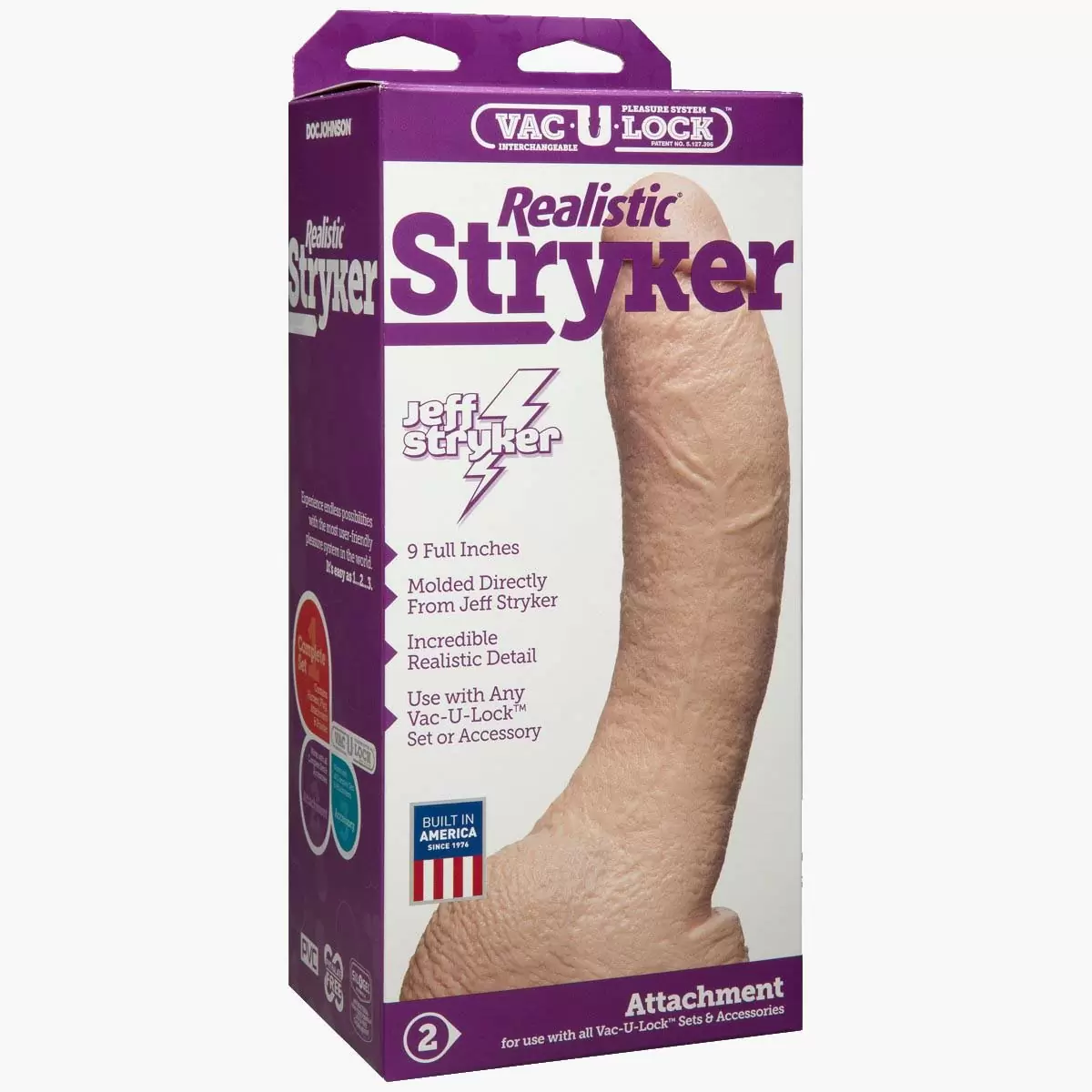 Striker Realistic Cock Vac-U-Lock
