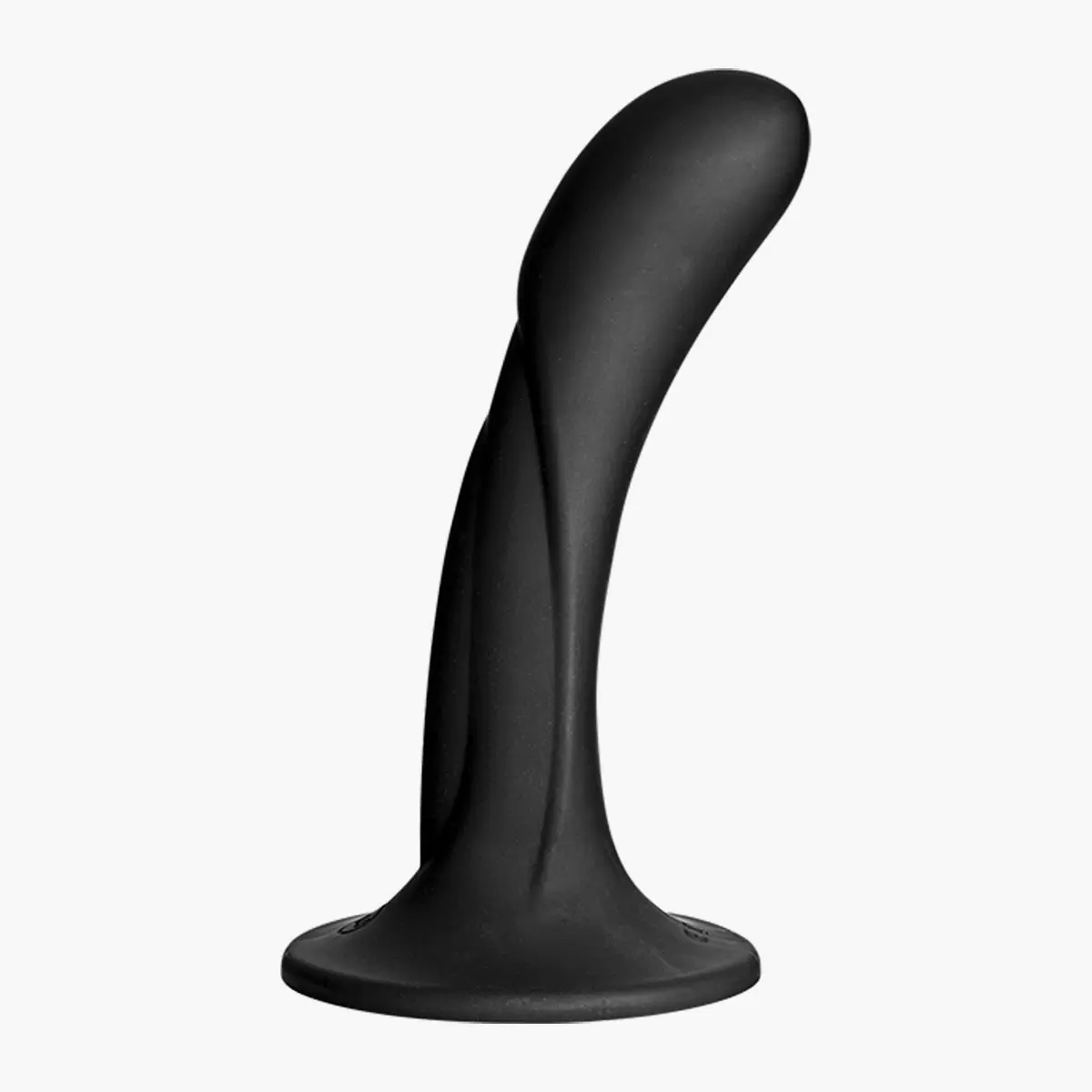 Vac U Lock G Spot Silicone Dildo Black 6.5inc Vac U Lock G Spot Silicone Dildo Black 6.5inc