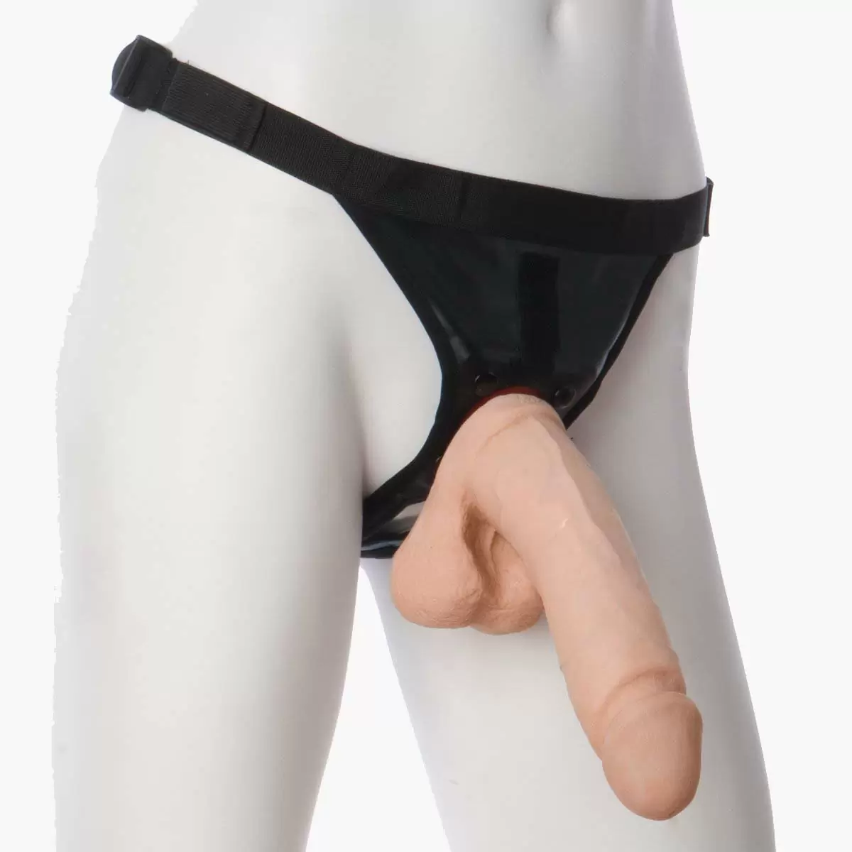 Vac U Lock Ultraskyn Cock With Ultra Harness 8inch Vanilla Vac U Lock Ultraskyn Cock With Ultra Harness 8inch Vanilla