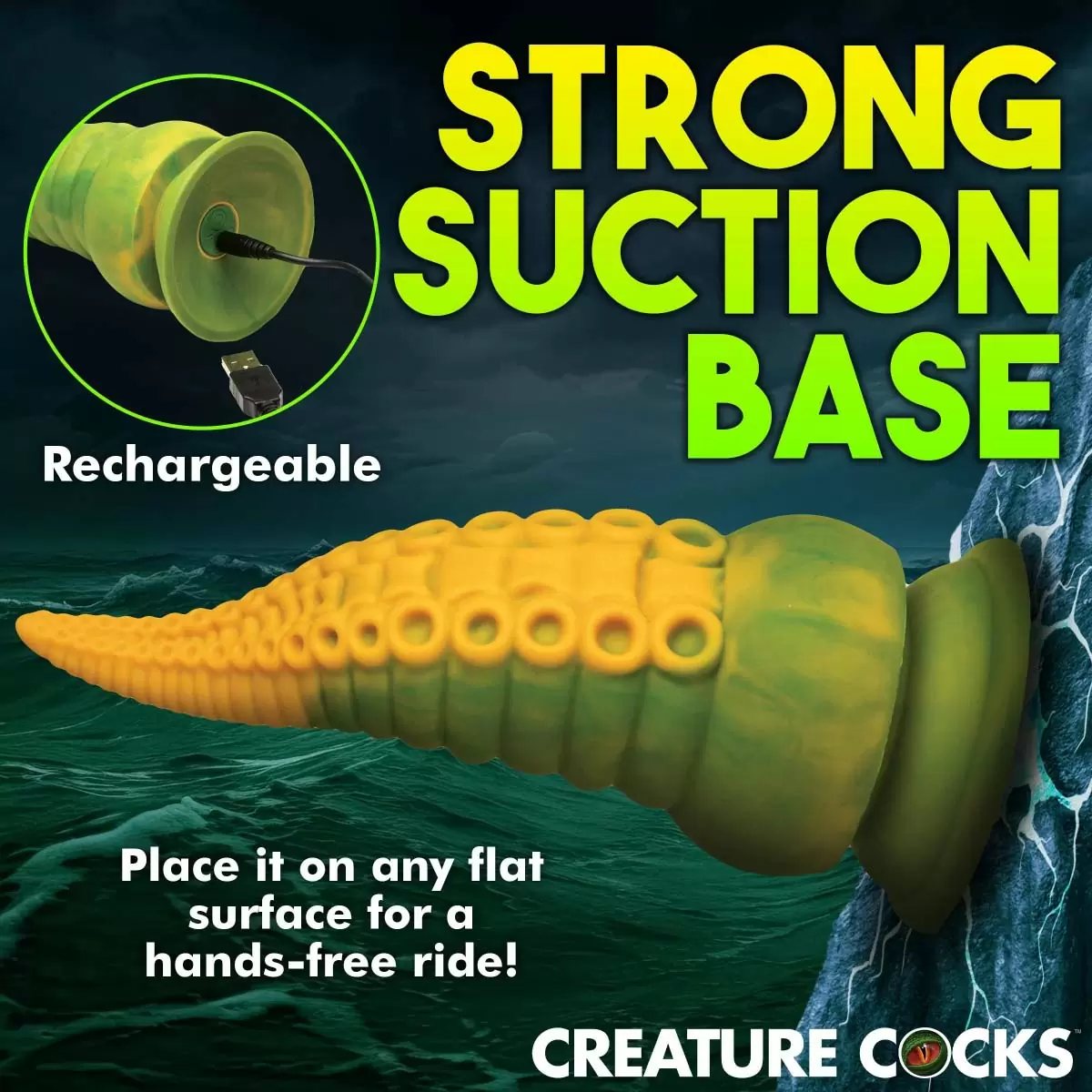 Monstropus 2.0 Vibrating Tentacle Silicone Dildo Monstropus 2.0 Vibrating Tentacle Silicone Dildo
