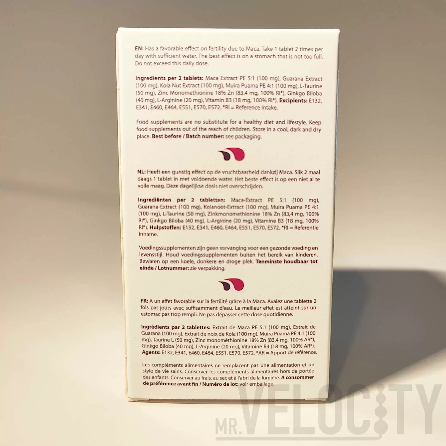 More Sperm Production Tablets (60 Pack)