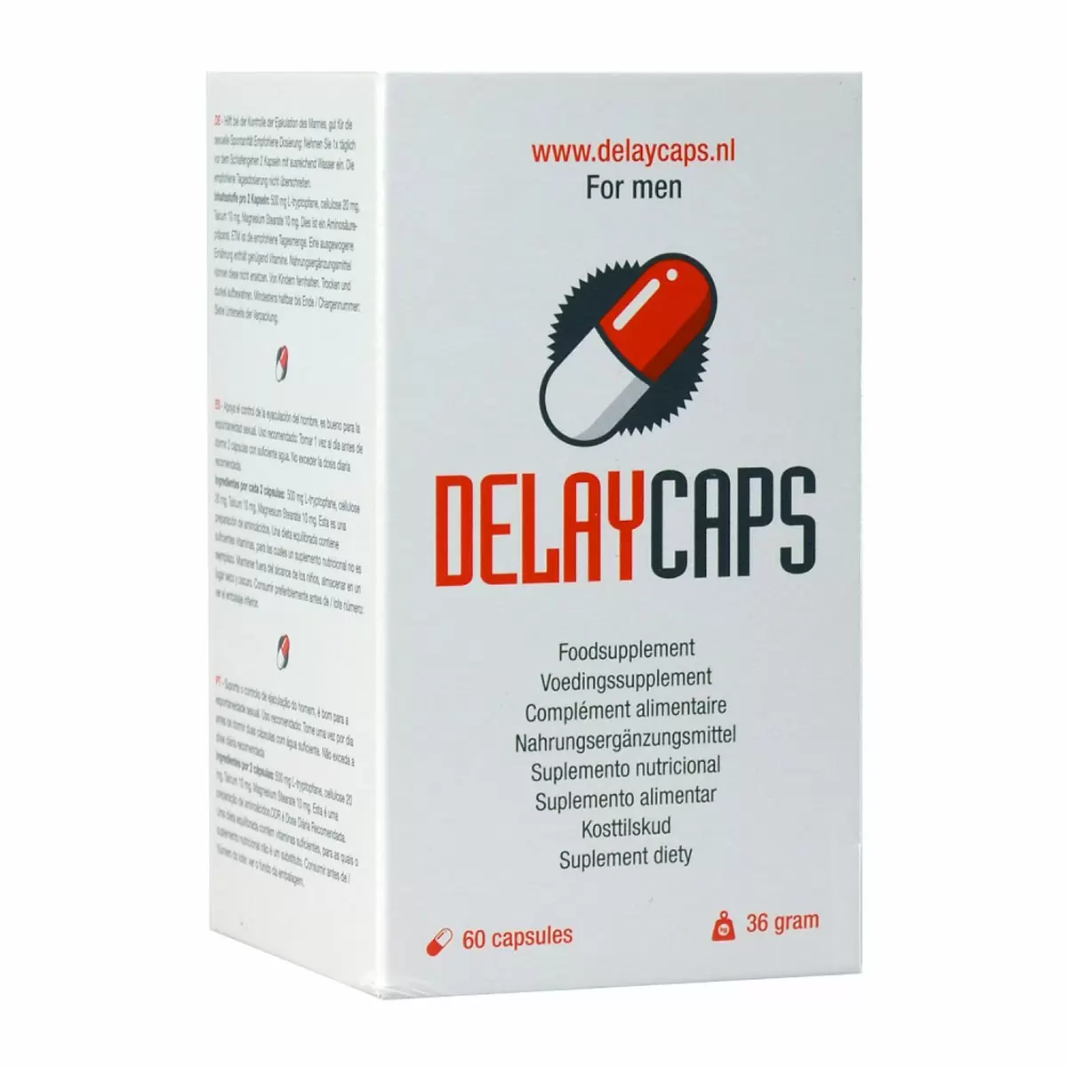 Delaycaps Performance Enhancement Pills (60 Pack) Delaycaps Performance Enhancement Pills (60 Pack)