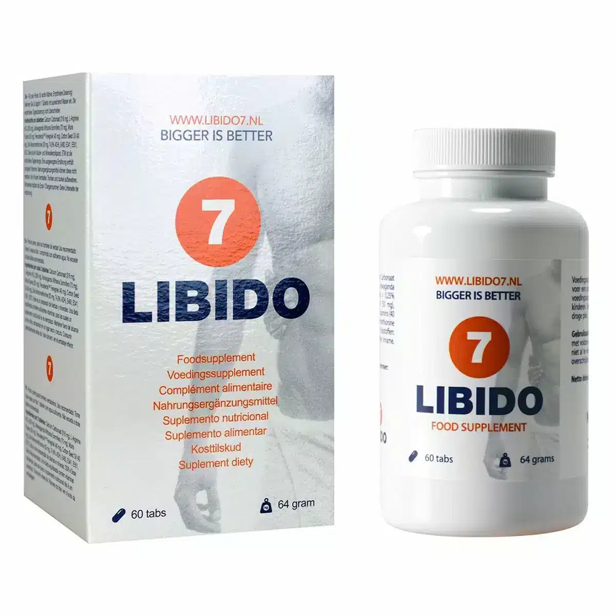 Libido7 Penis Enlargement Tablets 60 Pack